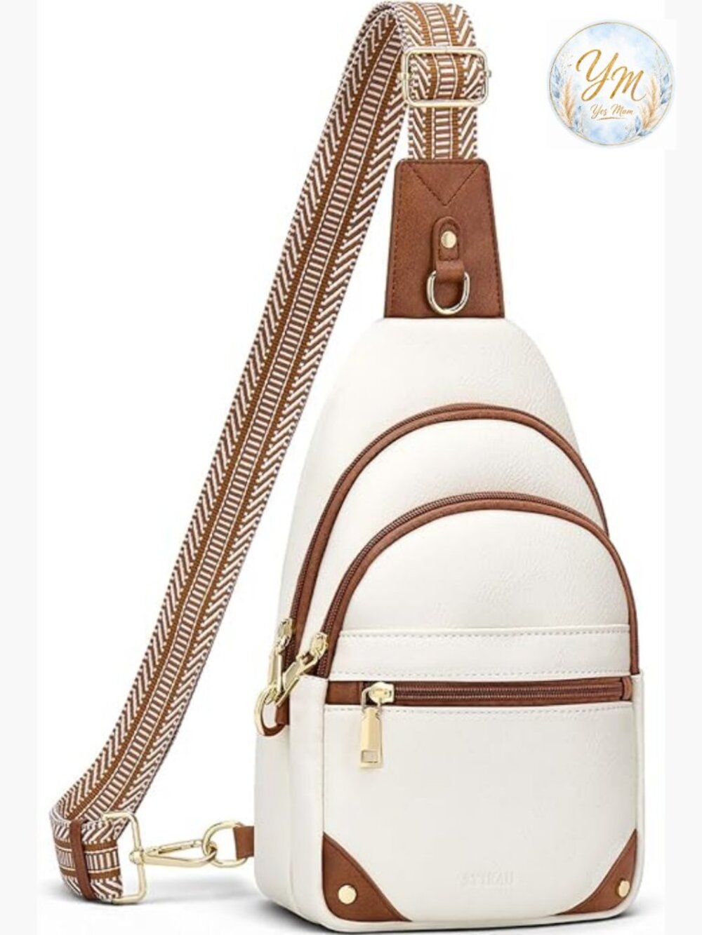 Anti Theft Crossbody Sling Bag RFID Travel Purse 7 Pockets